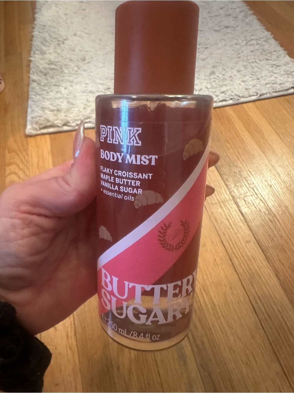 PINK Victoria's Secret Butter Sugar Body Mist - Brown and Pink